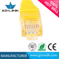 Zertifiziertes RJ45 Patchkabel Cat5e Stecker zum weiblichen geformten Stecker Lan Kabel